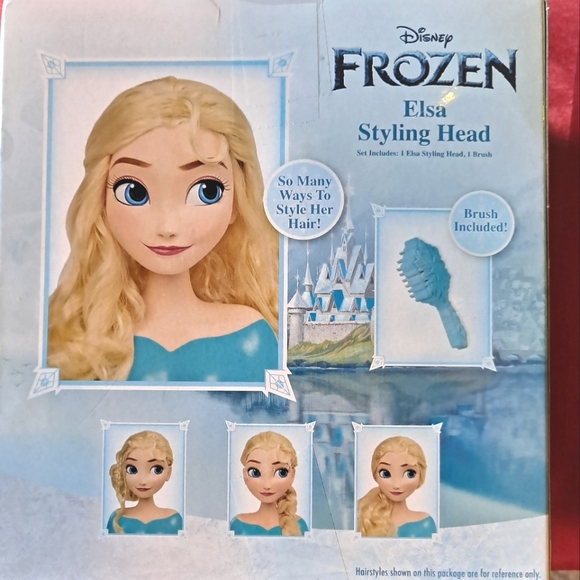 DISNEY FROZEN Elsa Styling Head - Picture 4 of 4